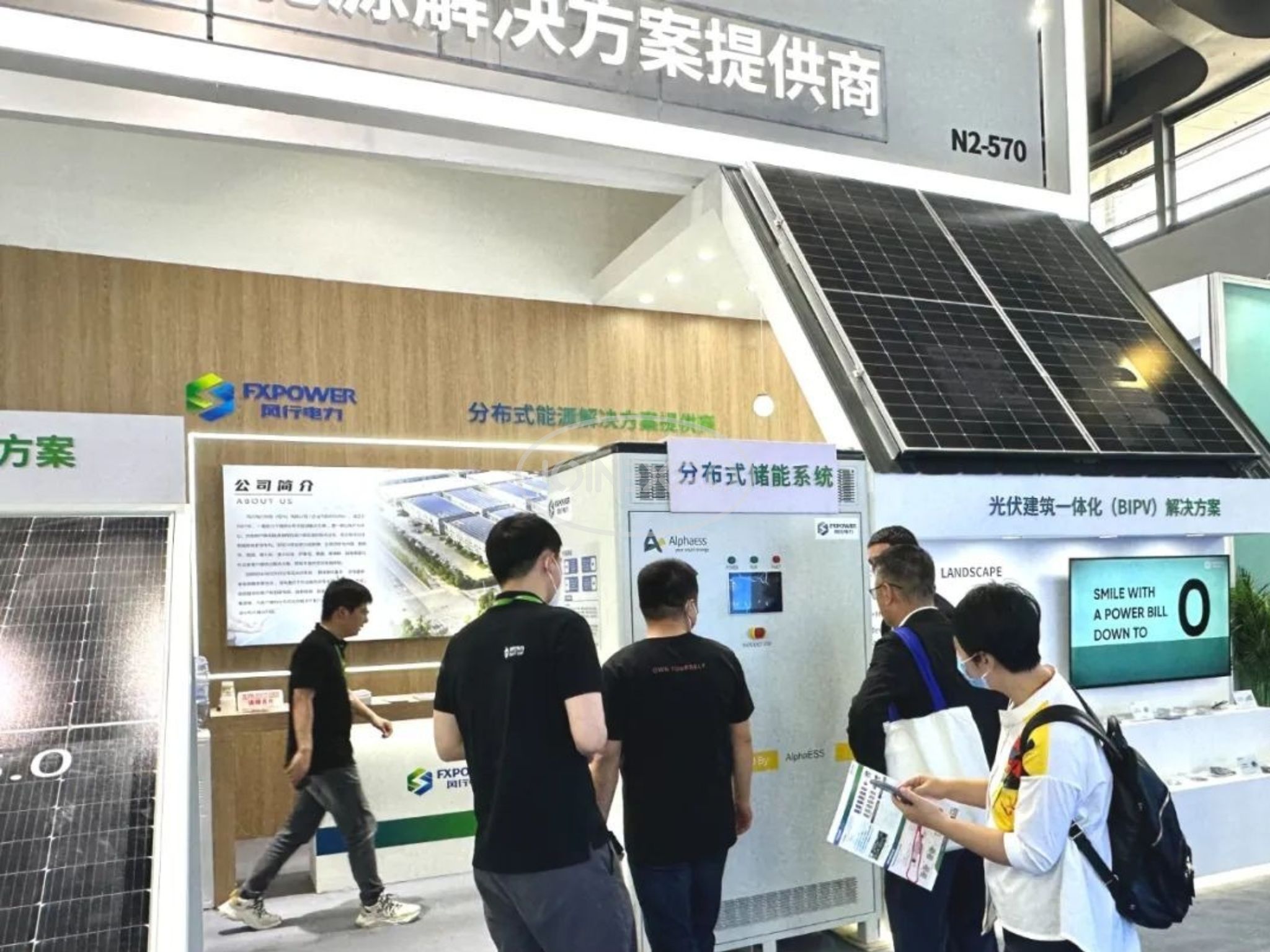 上海展臺設計搭建 | 風行電力在SNEC光伏展開啟“風暴”模式