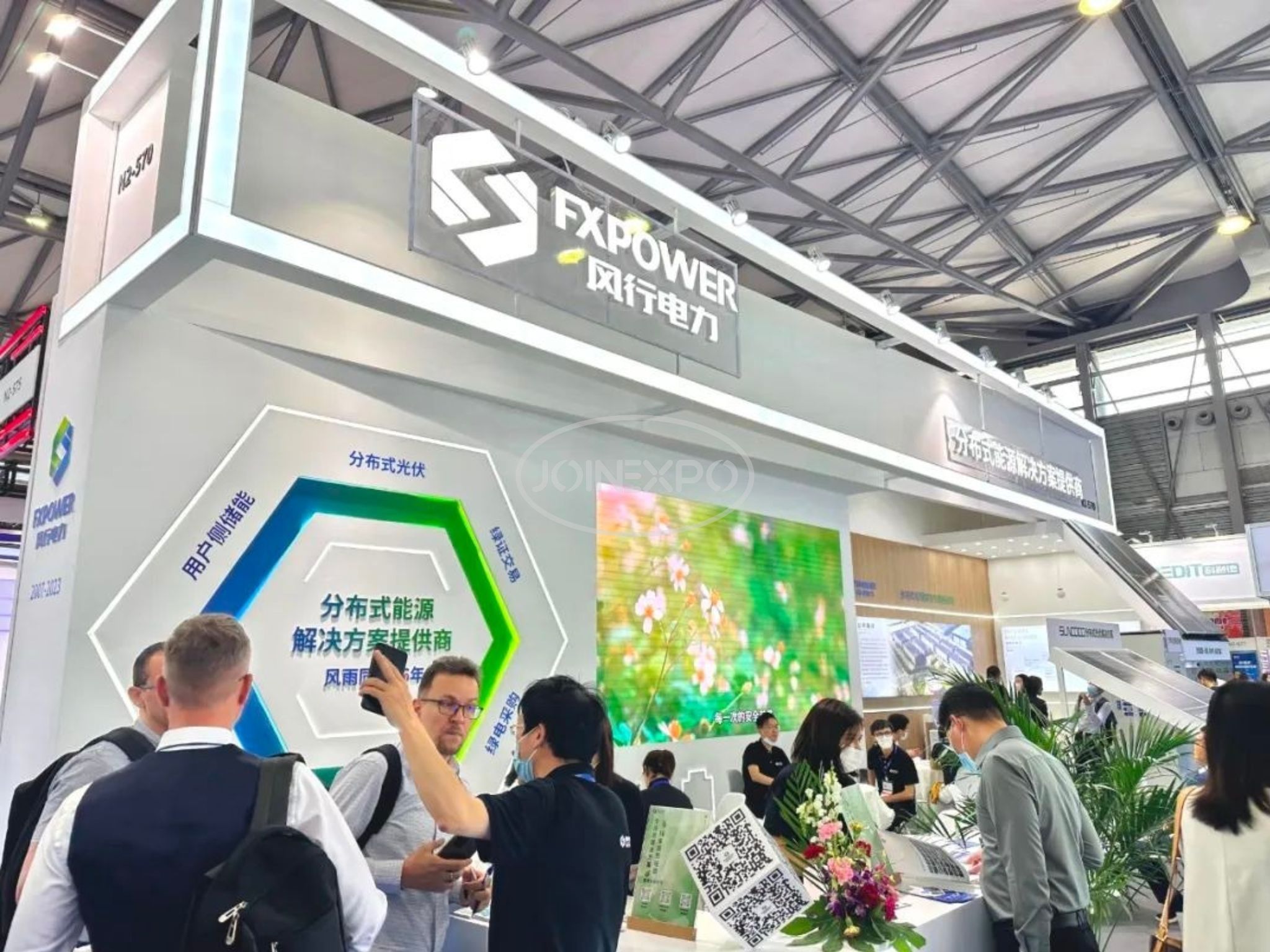上海展臺設計搭建 | 風行電力在SNEC光伏展開啟“風暴”模式