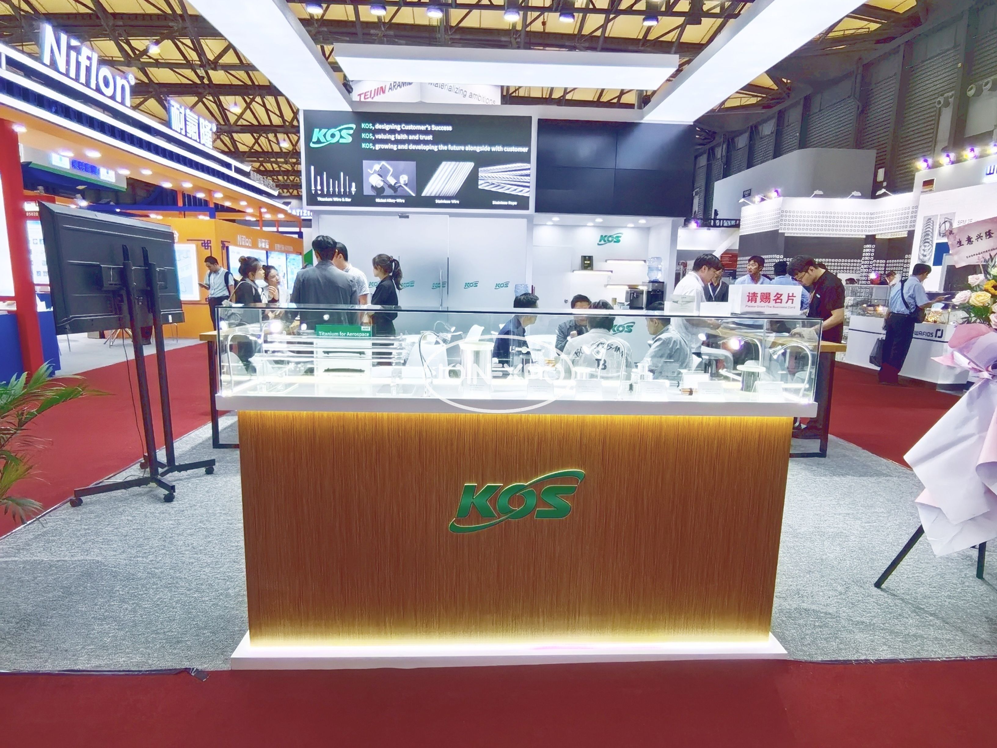 電線電纜展臺設(shè)計搭建 | 韓國kos集團在國際線纜工業(yè)展覽會展上閃亮登場